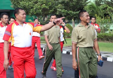 Laksamana TNI Yudo Margono Menyapa Seluruh Prajurit TNI di Markas Kodam VI/Mlw