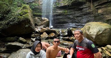 Viral di Medsos, Air Terjun Tembinus Sepaku IKN Indah Tapi Tercoreng Sampah