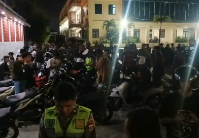 Puluhan Kendaraan Berknalpot Brong Ditertibkan Polresta Balikpapan dalam Giat UKL