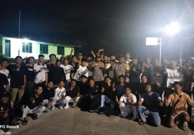 Sinergi Bhabinkamtibmas Graha Indah dan Karang Joang Bersama FKPM Patroli Perbatasan, Cegah Aksi Begal