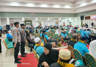 Satgas Gabungan Kawal Kepulangan 359 Jemaah Haji Kloter 10 Asal Sulteng Tiba di Balikpapan