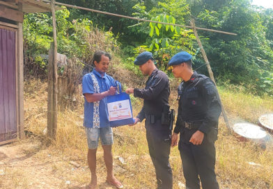 Brimob Polda Kaltim Salurkan Bantuan Sosial bagi Buruh Tani di Berau, Wujud Kepedulian untuk Masyarakat