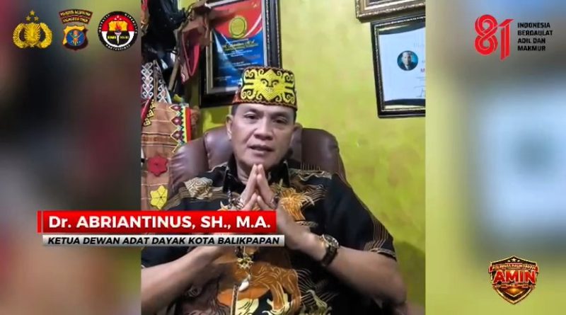 Ketua Dewan Adat Dayak Balikpapan Apresiasi Suksesnya Kombes Jerrold Jalankan Tugas Kehormatan di Istana Merdeka