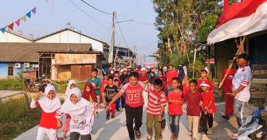 Sukses dan Meriah, RT 62 Graha Indah Gelar Jalan Santai Sambut HUT ke-81 RI