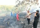 SIGAP! SATGAS KARHUTLA DAN 3 PILAR PADAMKAN API DI LAHAN KOSONG SEPINGGAN