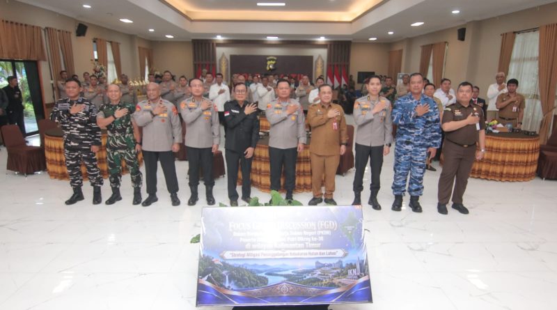 FGD Serdik Sespimti Polri Dikreg ke-36 T.A. 2026 Bahas Penguatan Strategi Mitigasi Karhutla di Kaltim