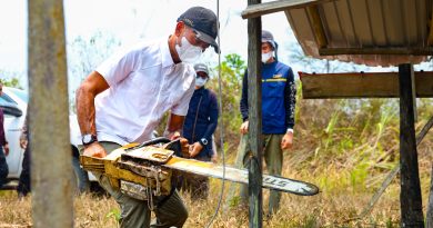 Tim Gabungan Tertibkan Bangunan Liar di Kawasan Konservasi Tahura Bukit Soeharto