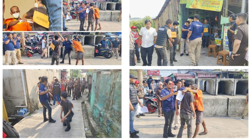 Rekonstruksi Kasus Penikaman Maut di Balikpapan Utara, 20 Adegan Diperagakan