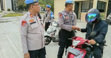 SIPROPAM POLRESTA BALIKPAPAN RUTIN GAKTIBPLIN DI PINTU MASUK MAKO, PERKETAT DISIPLIN PERSONEL