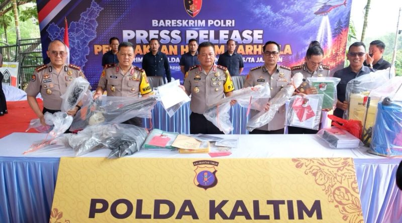 Polda Kaltim Ungkap 37 Kasus Karhutla, 33 Tersangka Termasuk 2 Perusahaan